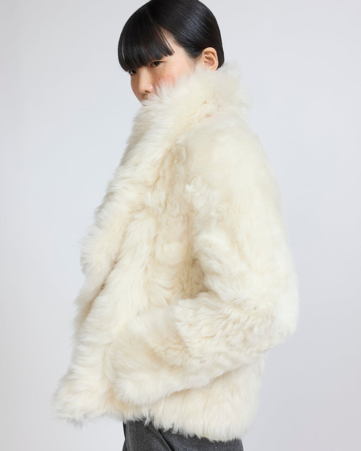 Short jacket in Toscana lambskin