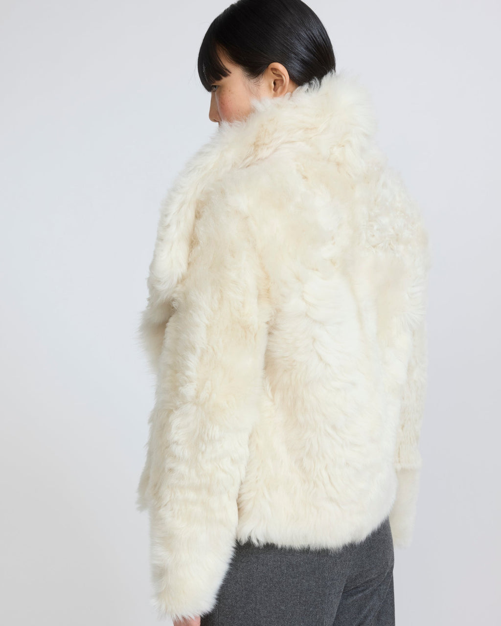 Short jacket in Toscana lambskin