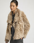 Short jacket in Toscana lambskin