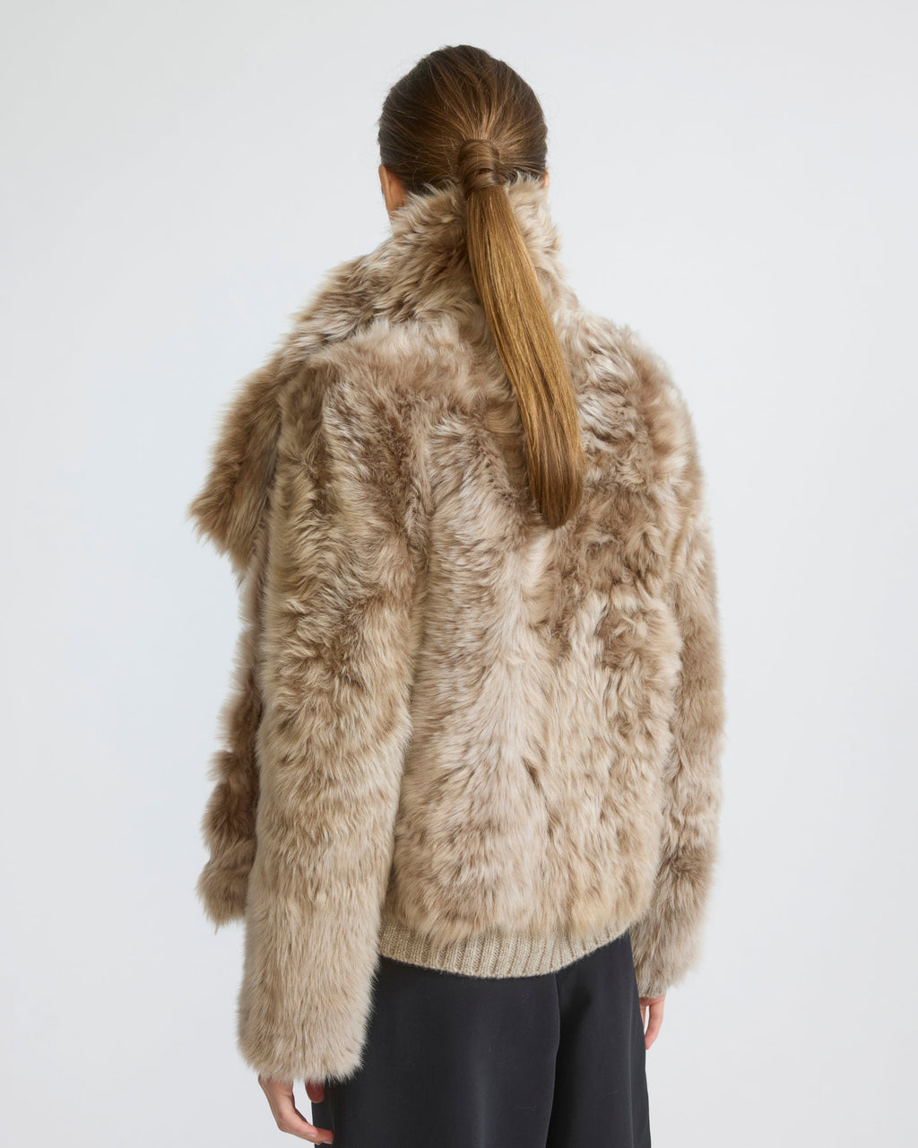 Short jacket in Toscana lambskin