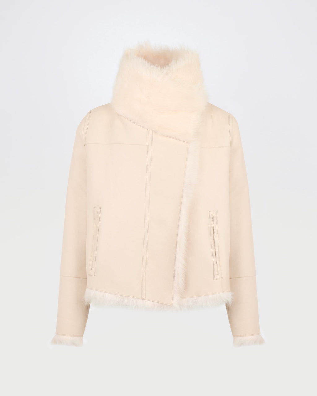 Short jacket in Toscana lambskin