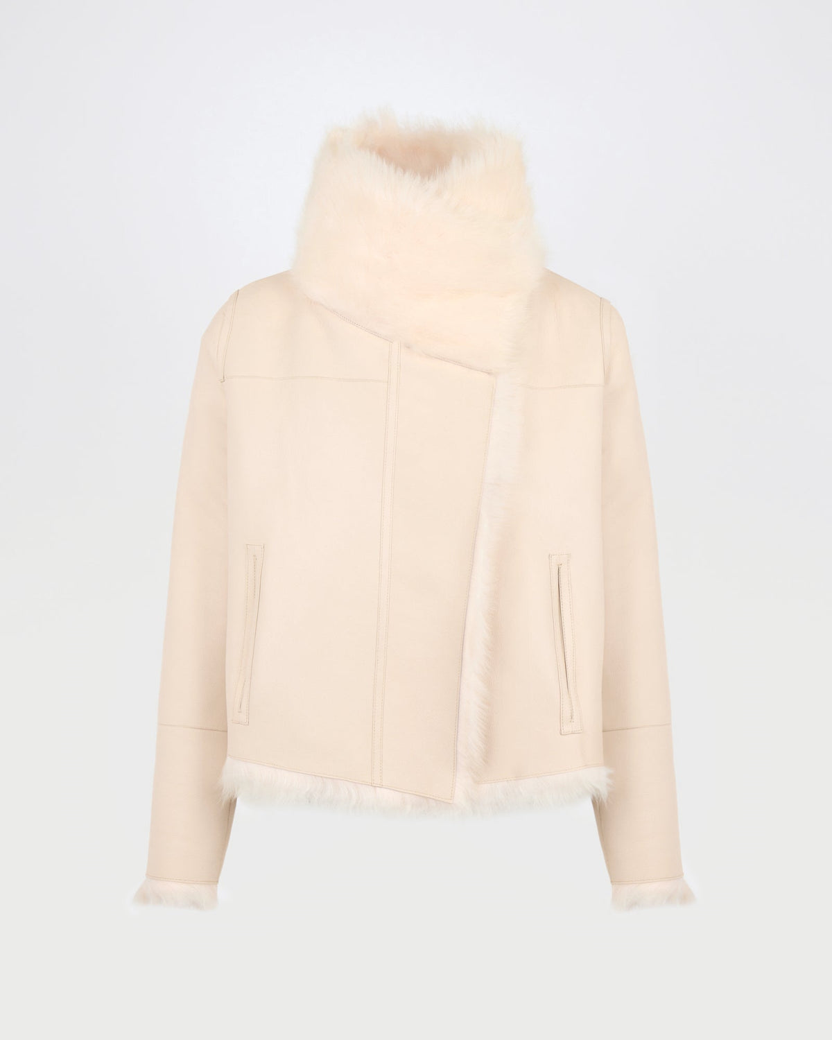 Short jacket in Toscana lambskin