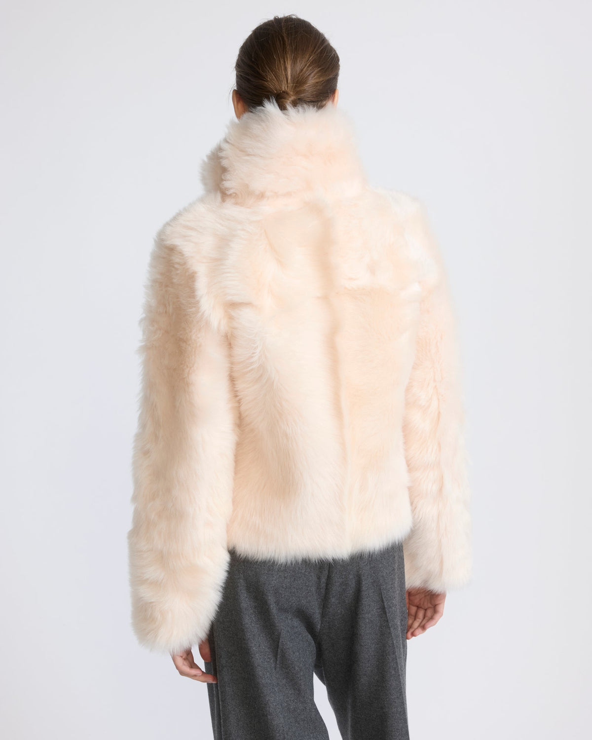 Short jacket in Toscana lambskin