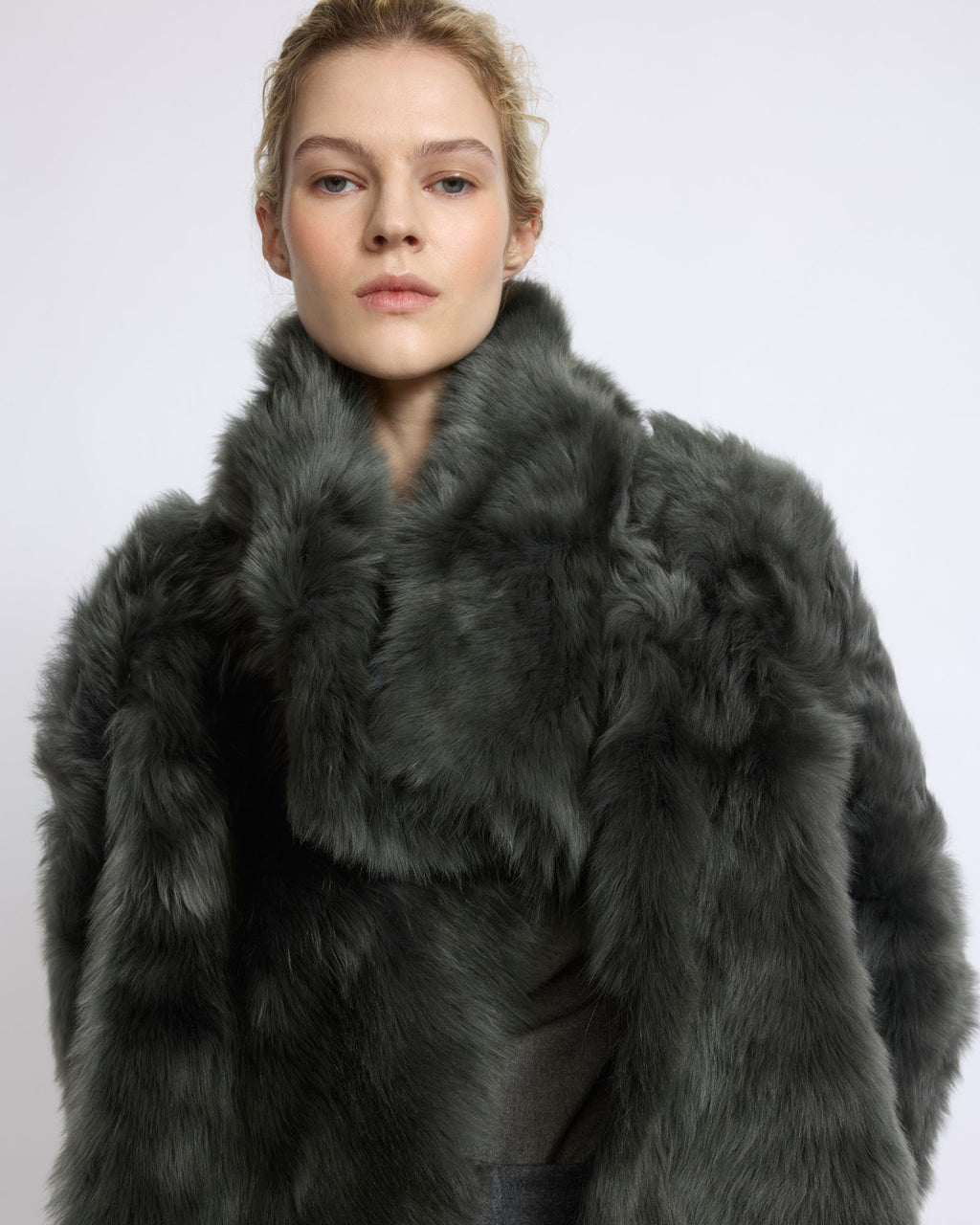 Short jacket in Toscana lambskin