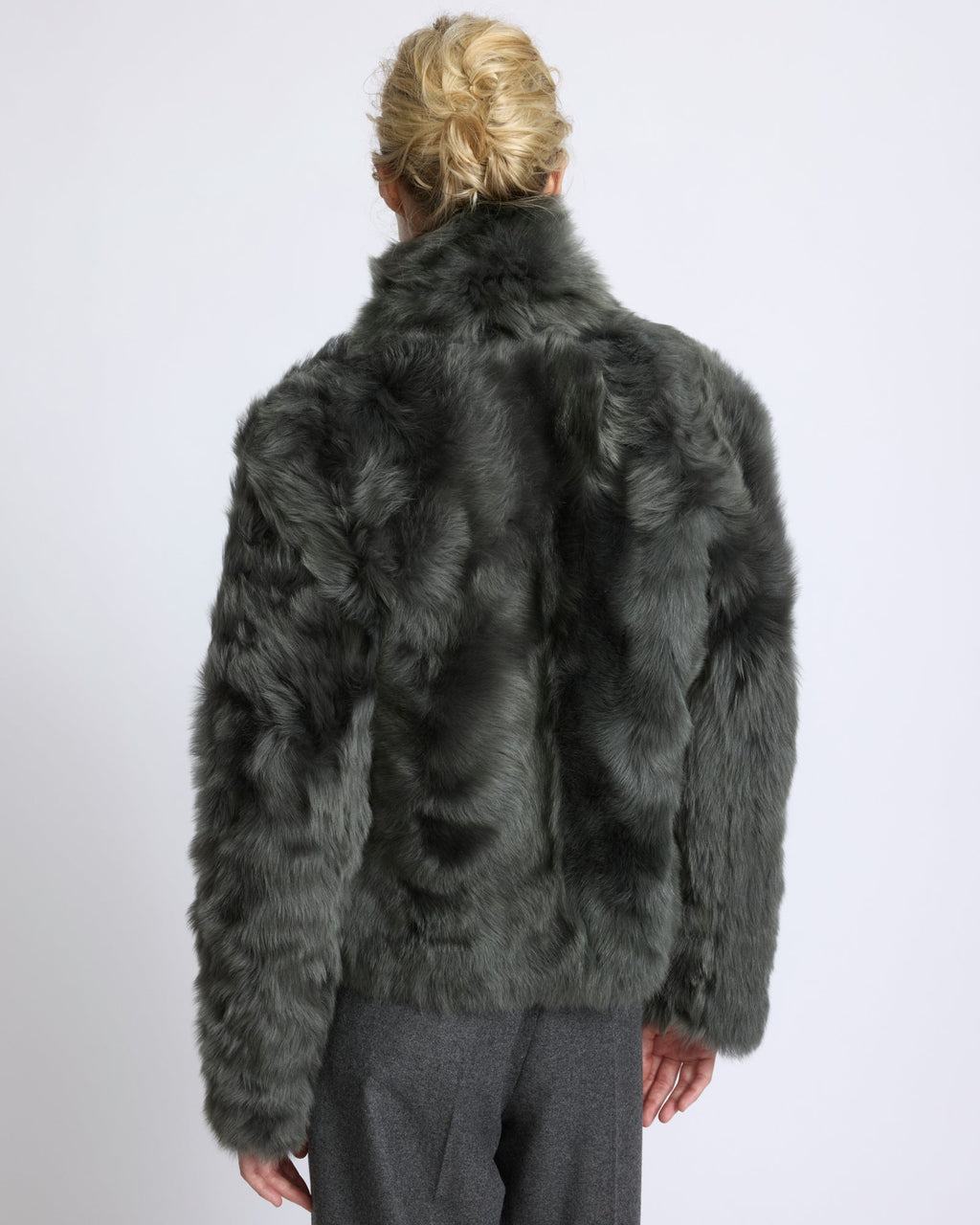 Short jacket in Toscana lambskin