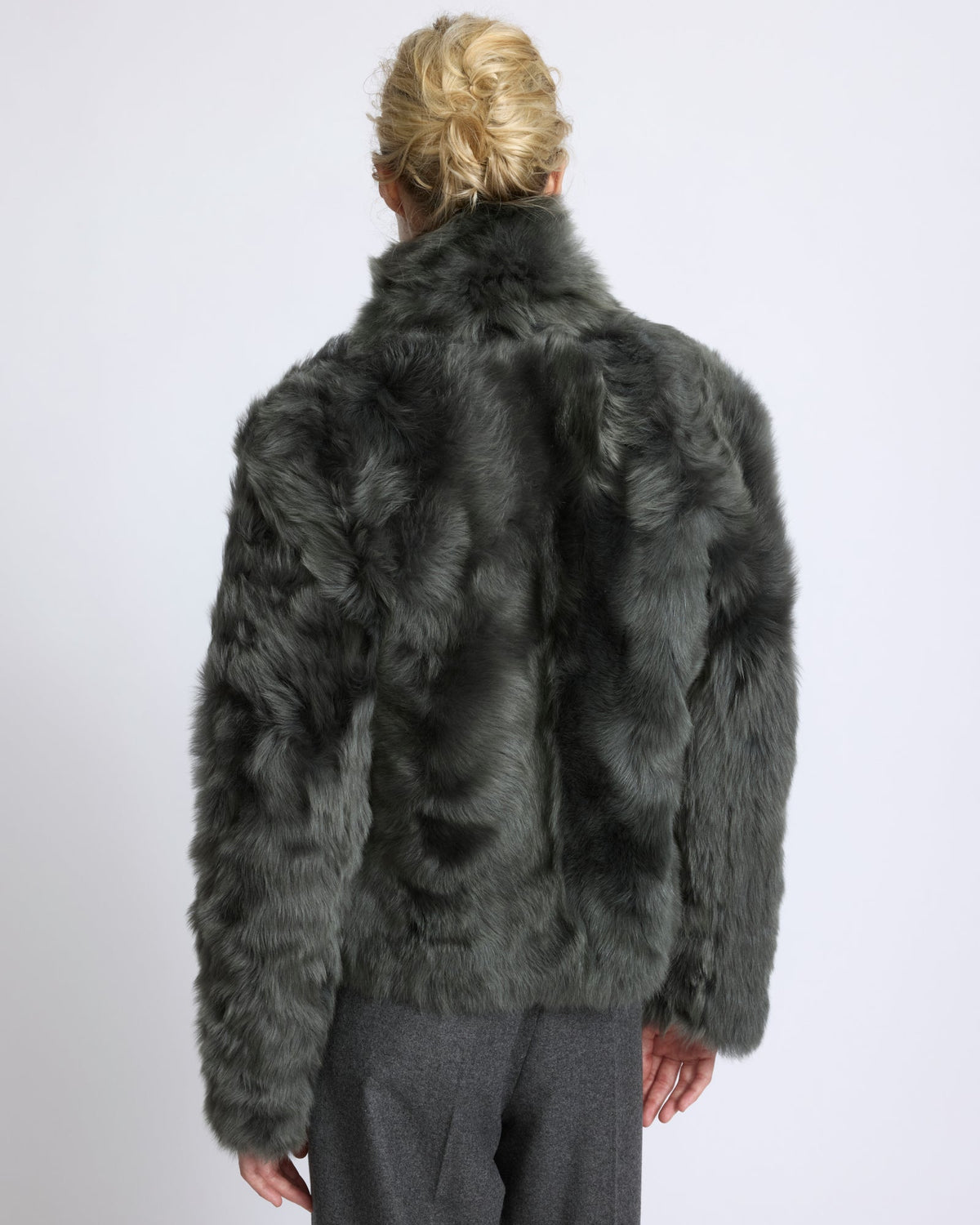 Short jacket in Toscana lambskin
