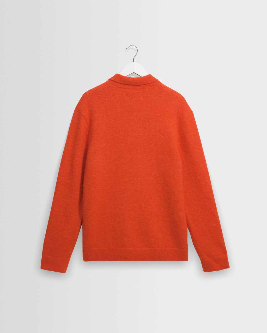 Ashford - Orange Fluffy Wool Polo