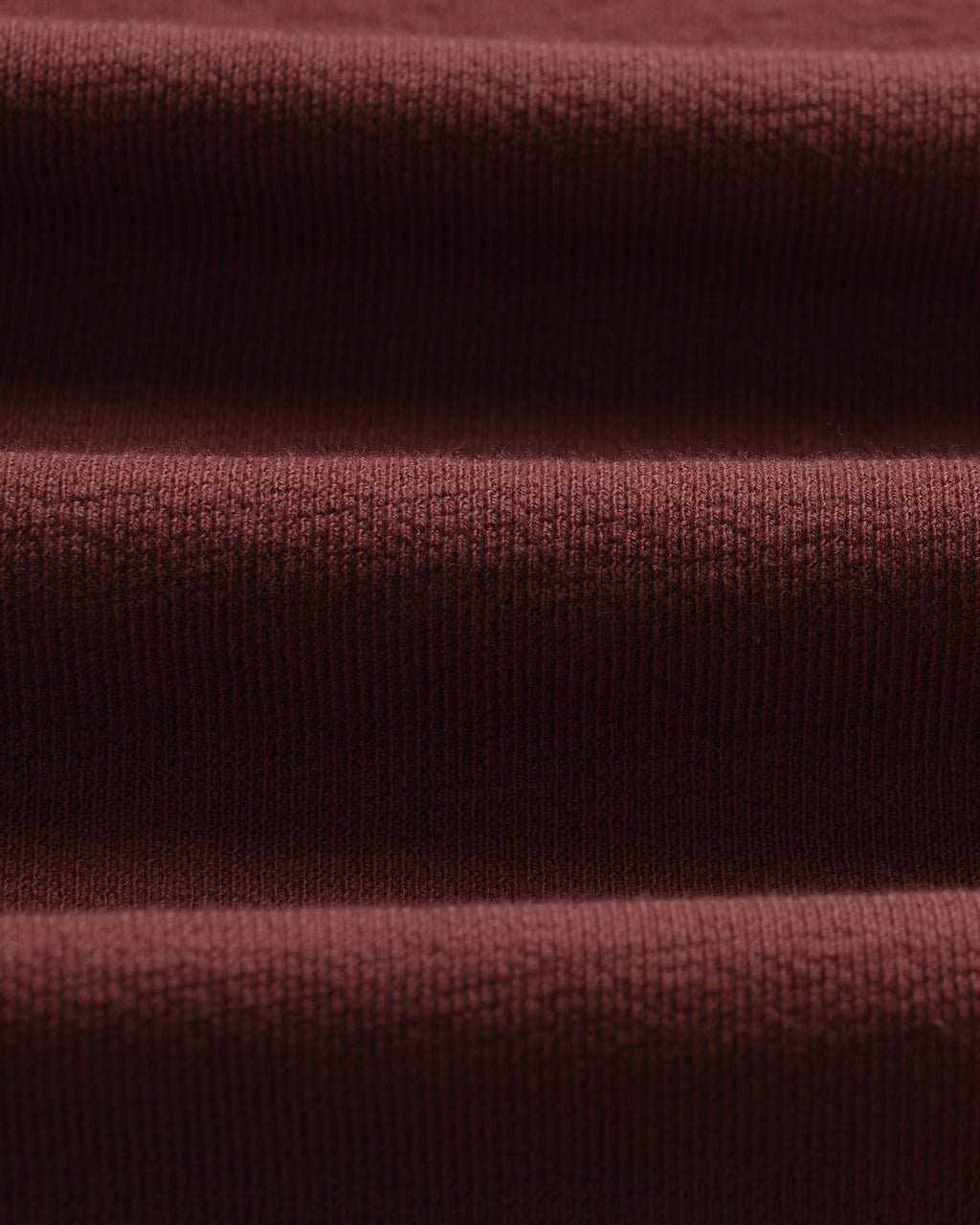 Dean - Maroon Textured Organic Cotton T-Shirt