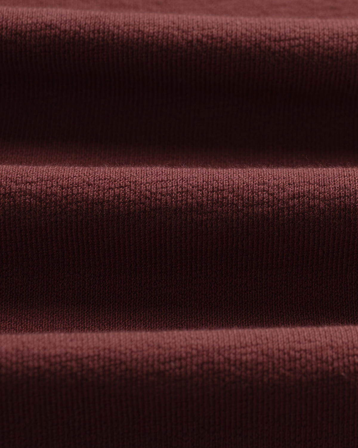 Dean - Maroon Textured Organic Cotton T-Shirt