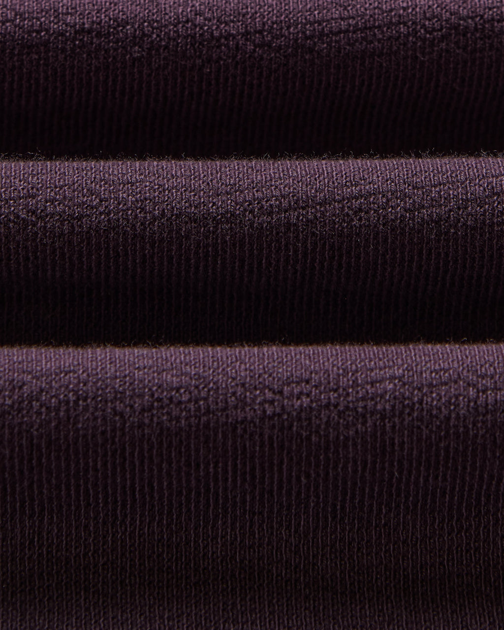 Dean - Dark Purple Textured Organic Cotton T-Shirt