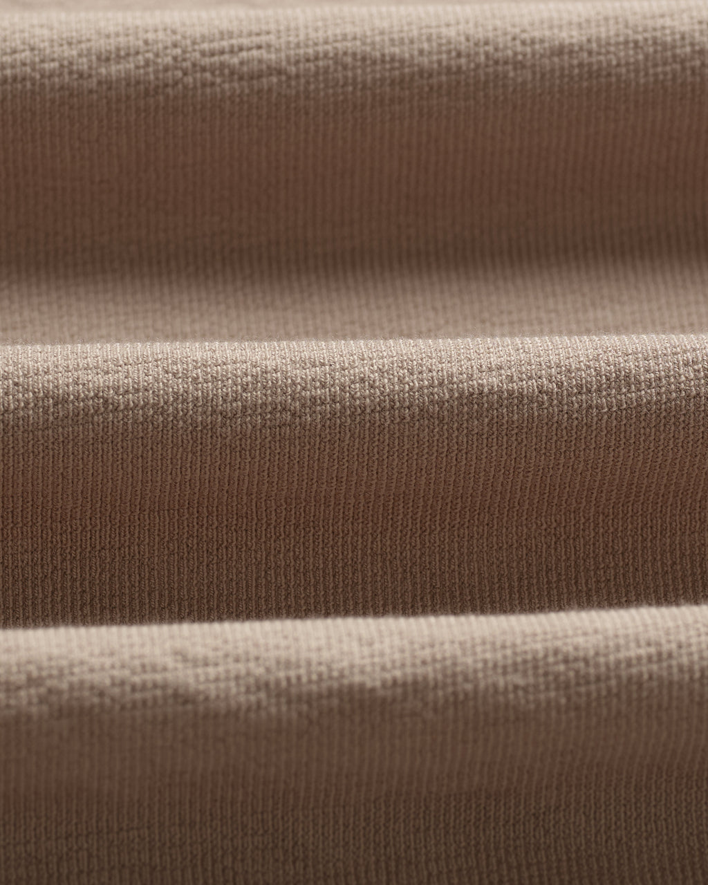 Dean - Dark Sand Textured Organic Cotton T-Shirt