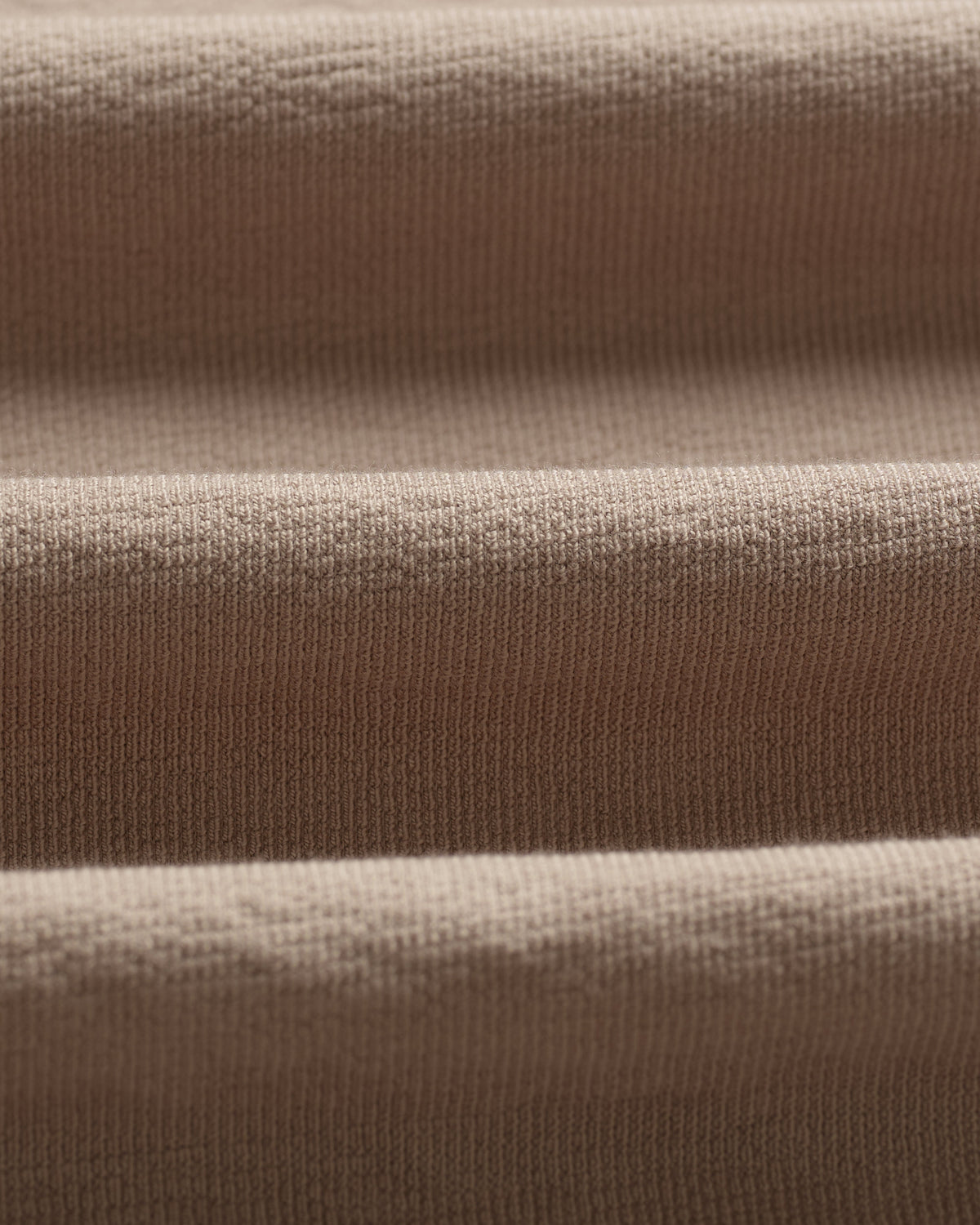 Dean - Dark Sand Textured Organic Cotton T-Shirt
