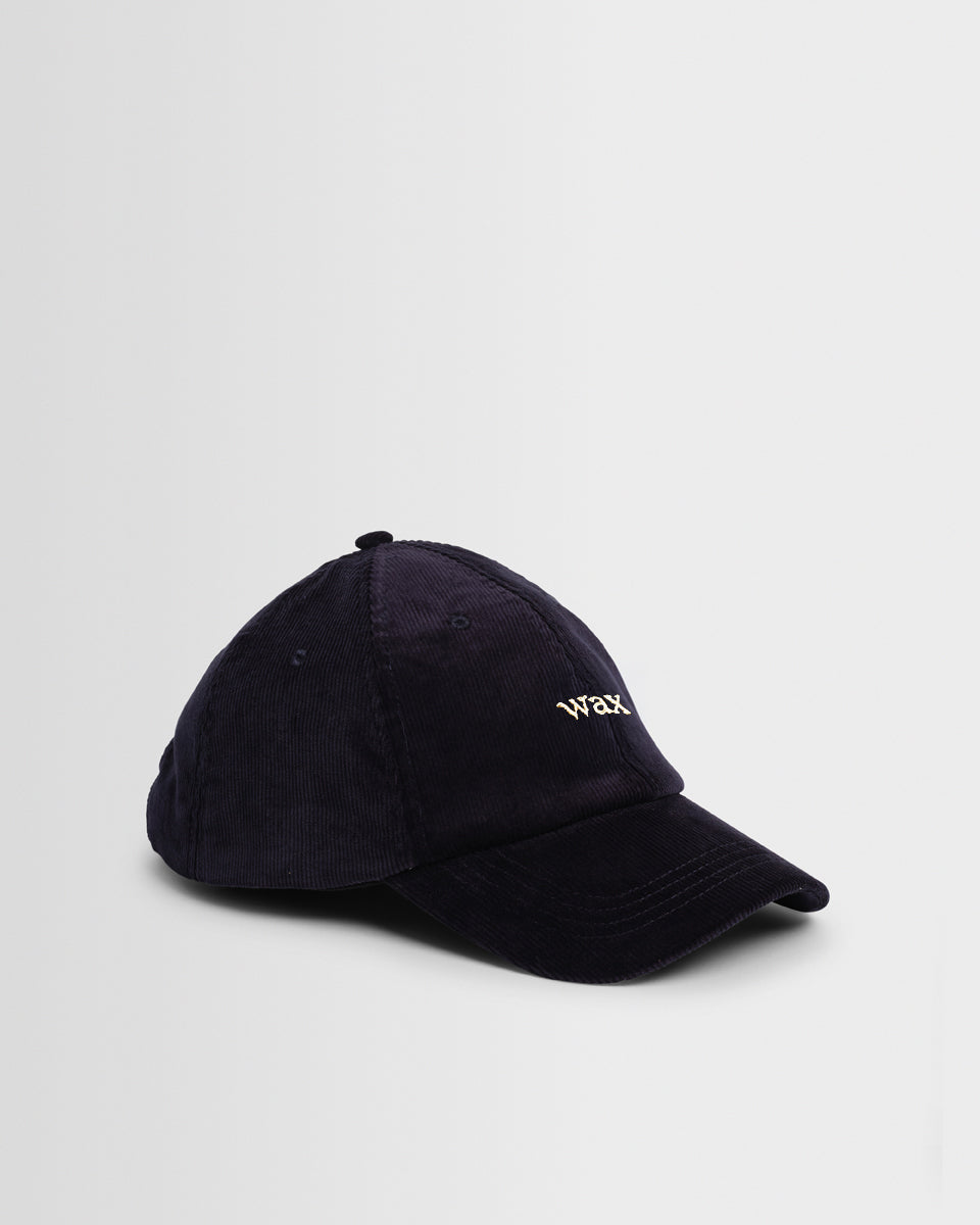 Spencer - Navy Corduroy Sports Cap