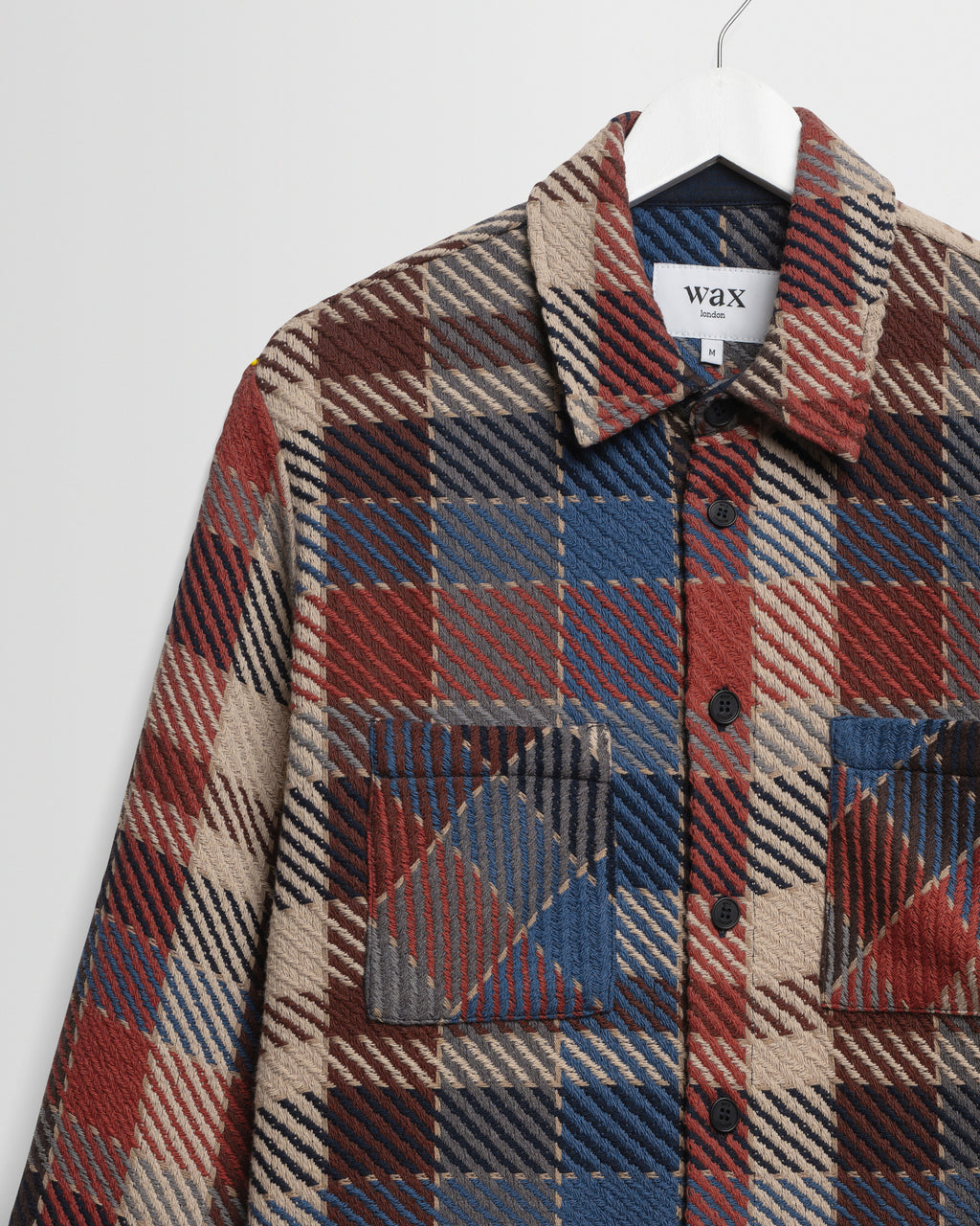 Whiting - Rust And Multicolour Pike Check Overshirt
