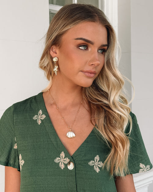 Antlia Earrings - Gold | Women's Shell Earrings