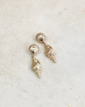 Antlia Earrings - Gold | Women's Shell Earrings