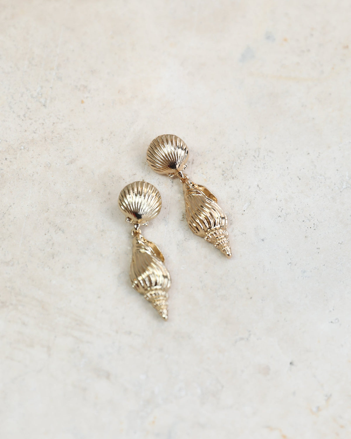Antlia Earrings - Gold | Women's Shell Earrings