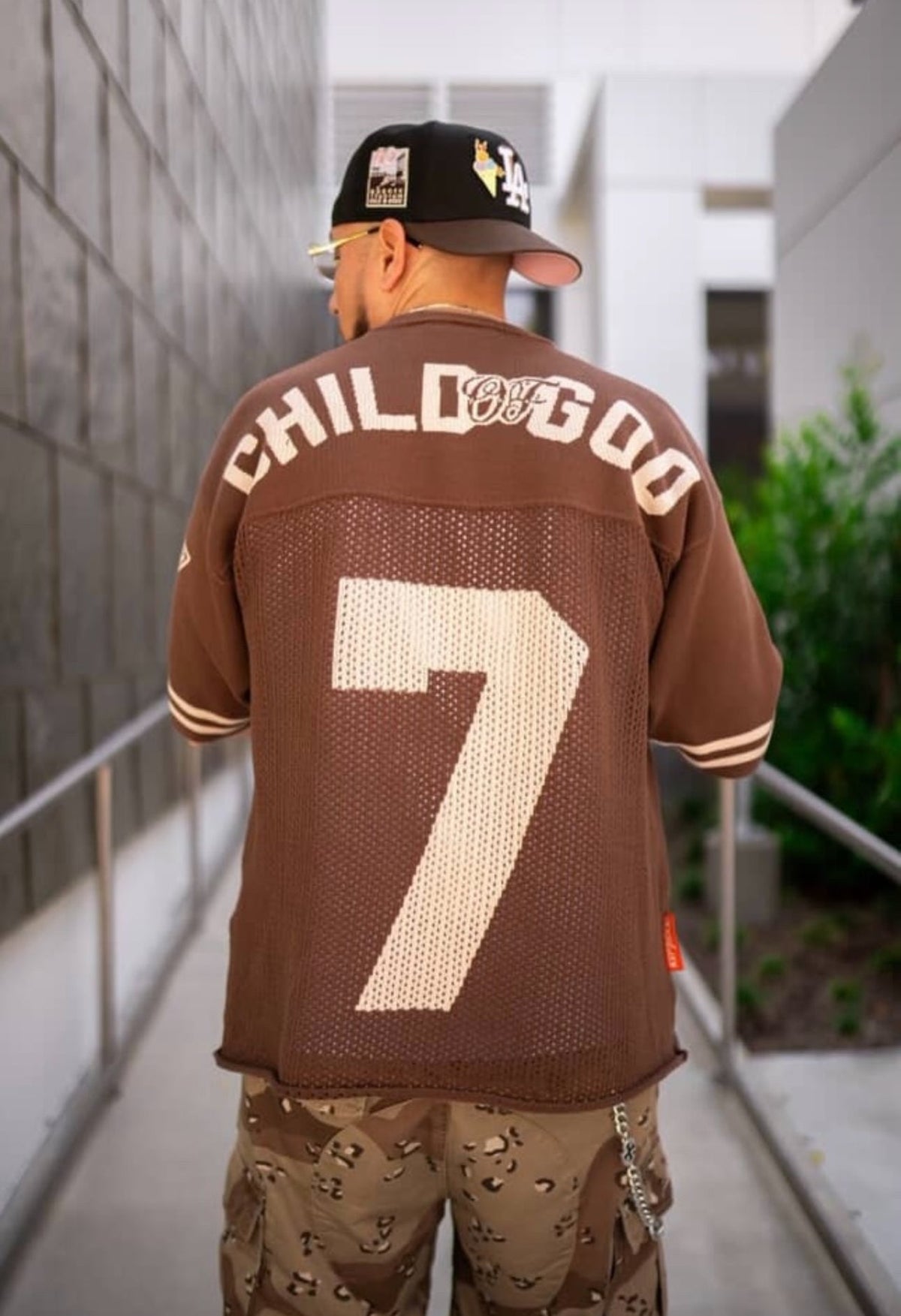 Child of God Knitted Jersey - Baptist Brown (Oversized Fit)