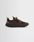 Flower Mountain - Dark Grey And Dark Brown Suede And Nylon Yamano 3 Trainers