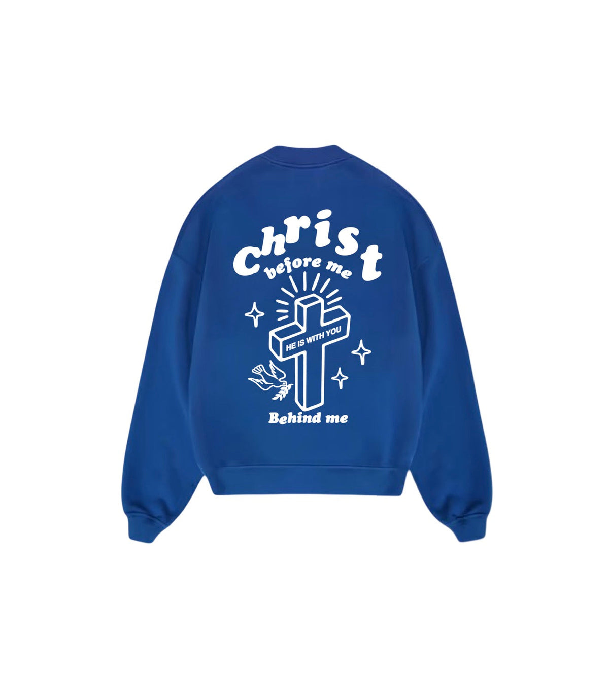Christ Before Me Crewneck — KEPTXGOD