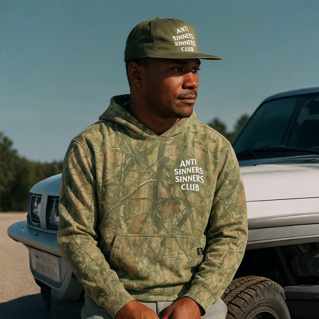 Anti Sinners Sinners Club Hoodie - Camo