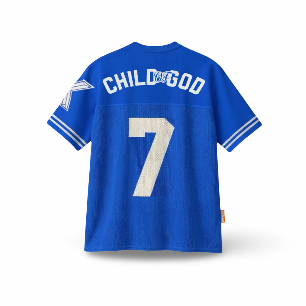 Child of God Knitted Jersey - Kingdom Royal (Oversized Fit)