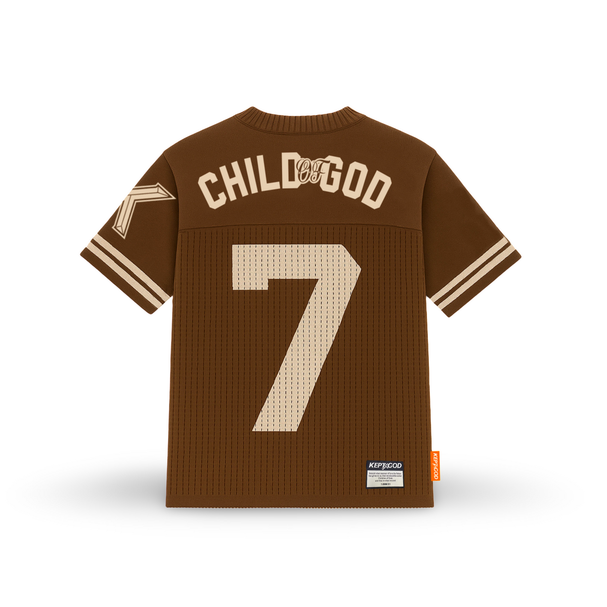 Child of God Knitted Jersey - Baptist Brown (Oversized Fit)