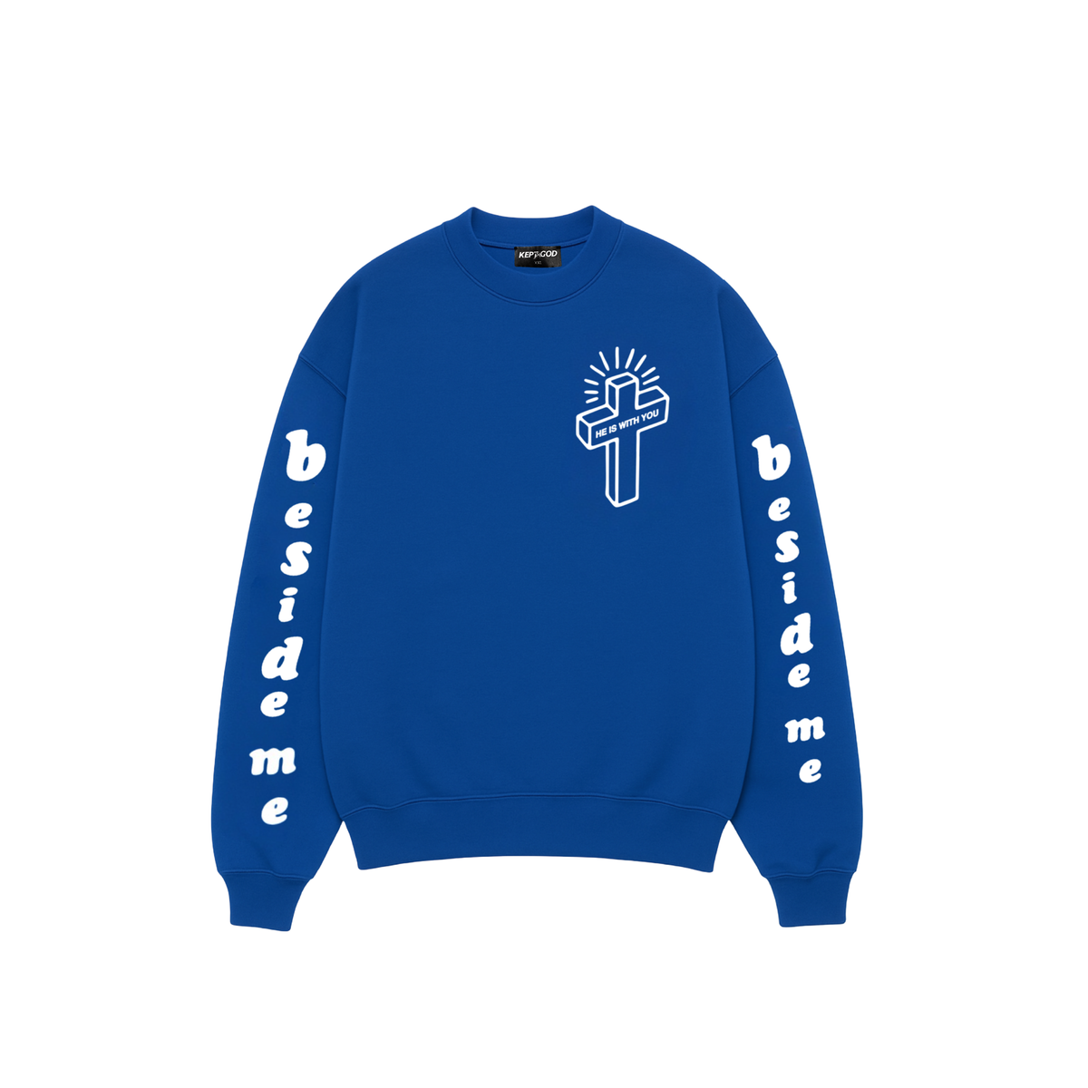 Christ Before Me Crewneck — KEPTXGOD