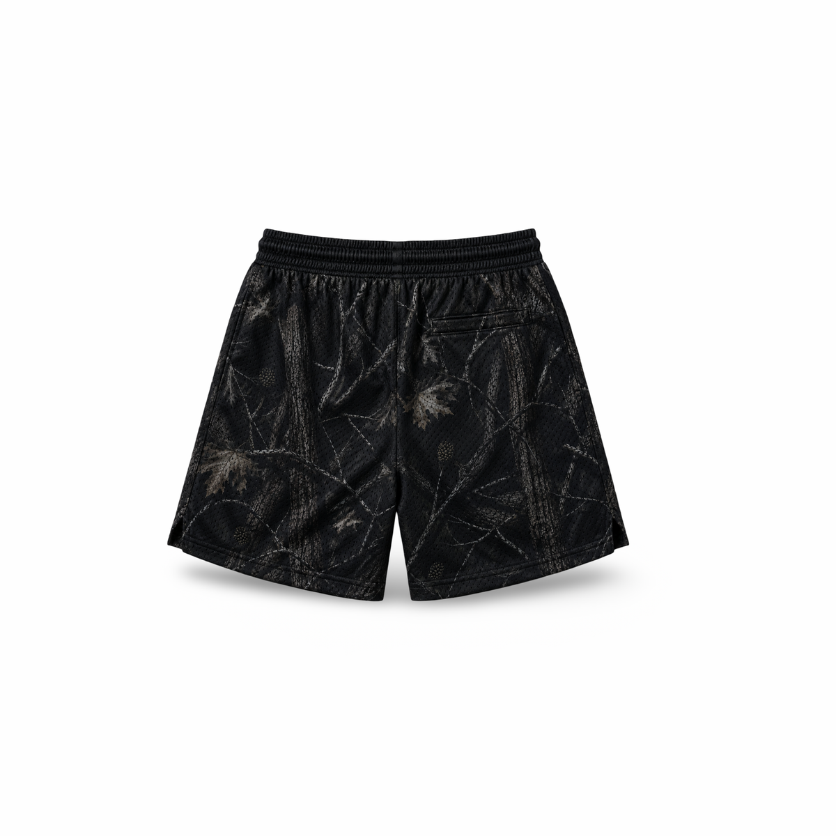 Yeshua Real Tree Mesh Shorts - Black Camo