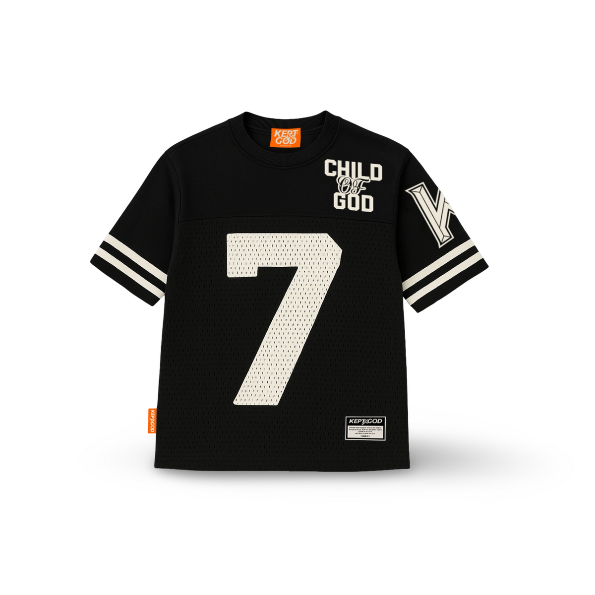 Child of God Knitted Jersey - Covenant Black (Oversized Fit)