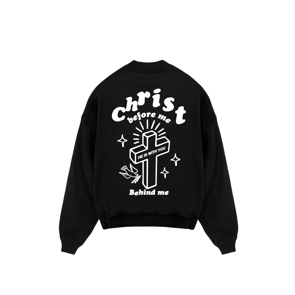 Christ Before Me Crewneck — KEPTXGOD