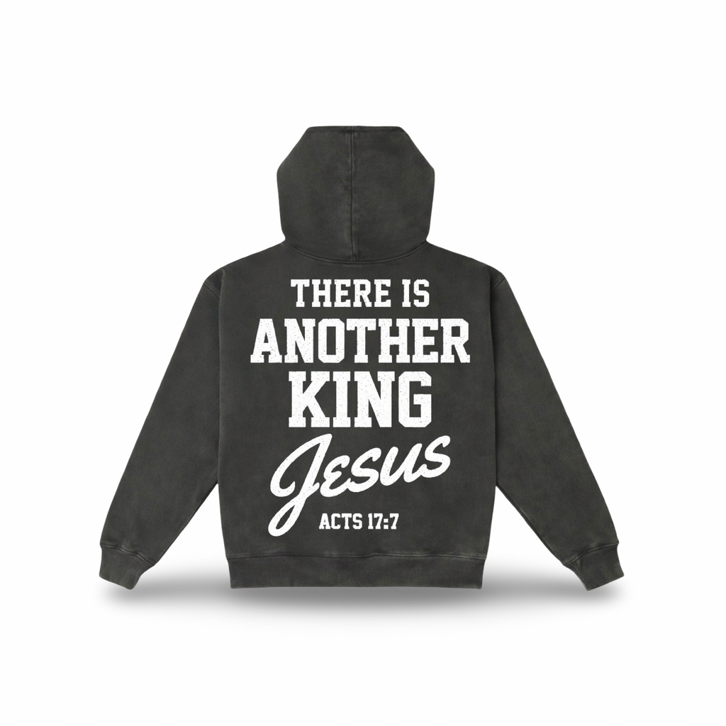 Upside Down World Hoodie — Covenant Black