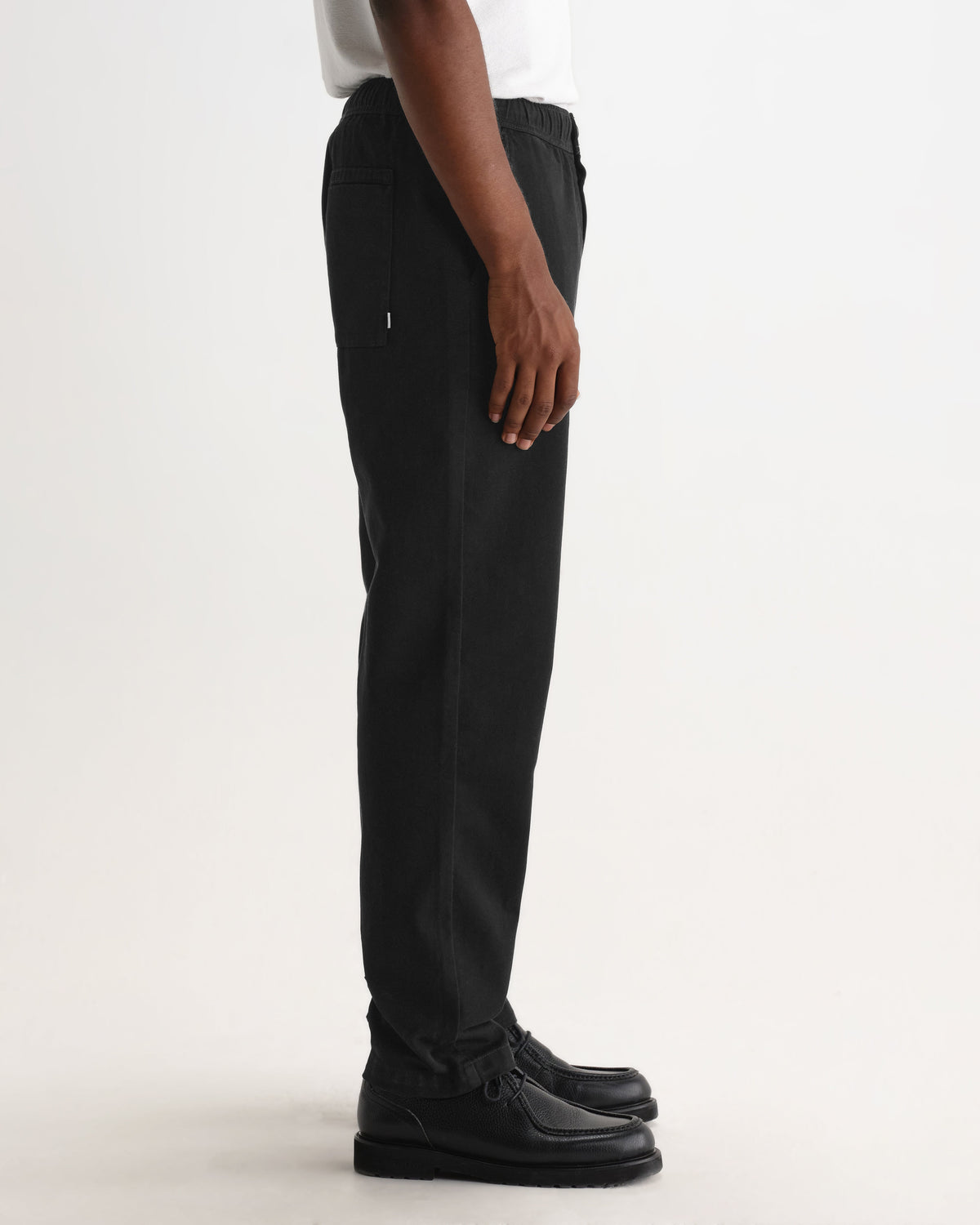 Kurt - Black Organic Cotton Trousers