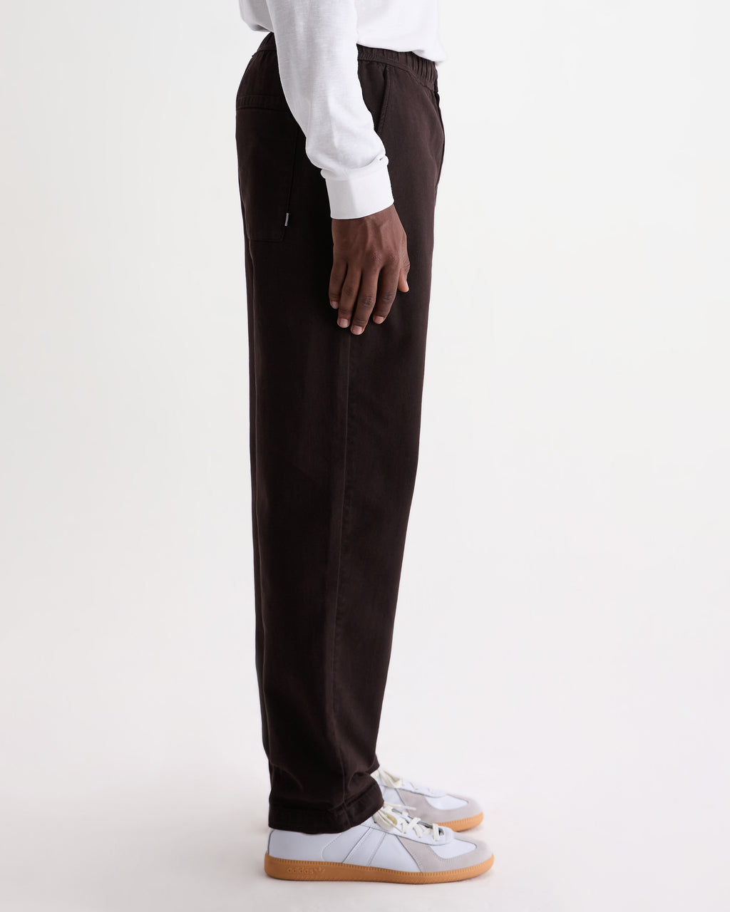 Kurt - Dark Brown Organic Cotton Trousers