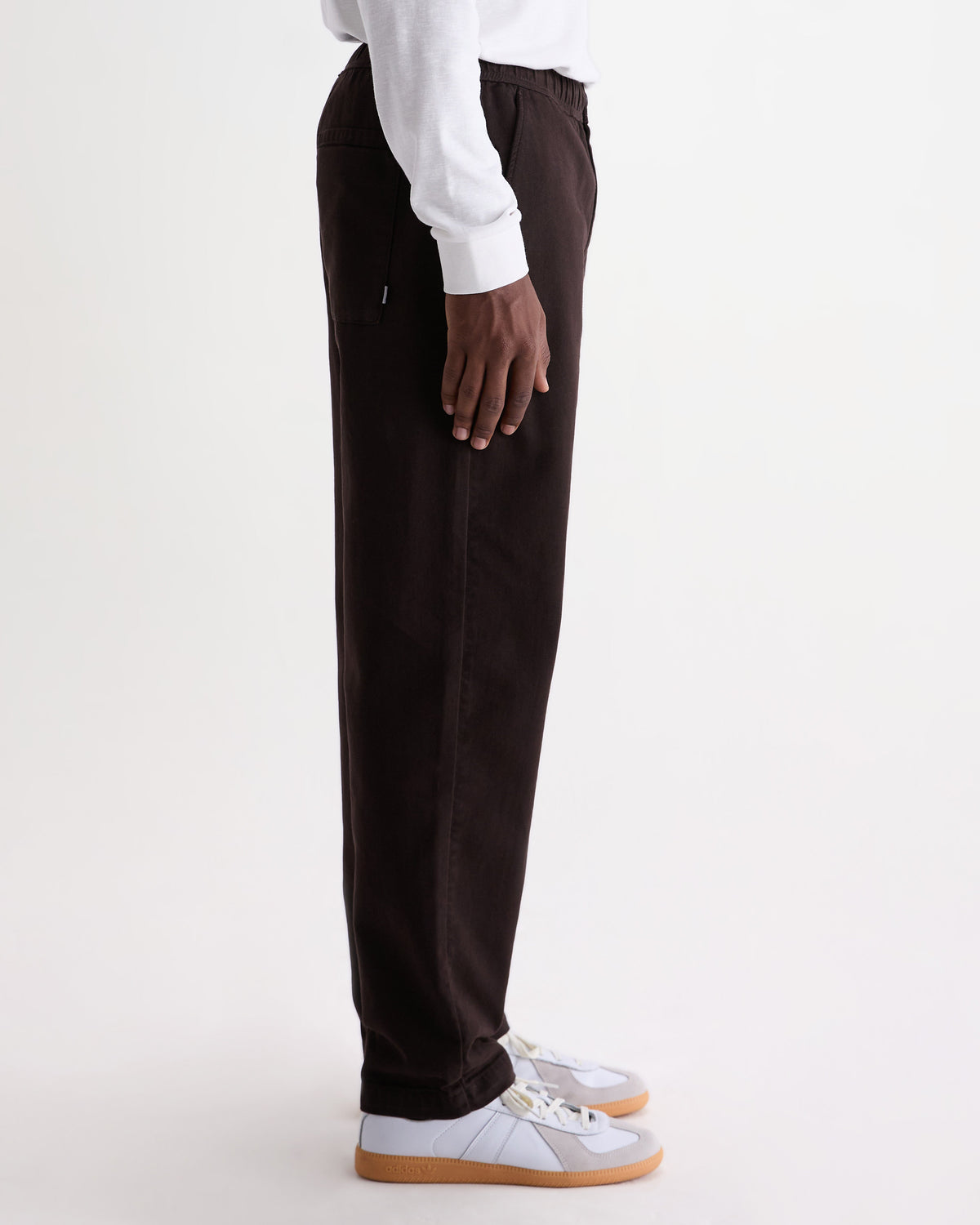 Kurt - Dark Brown Organic Cotton Trousers