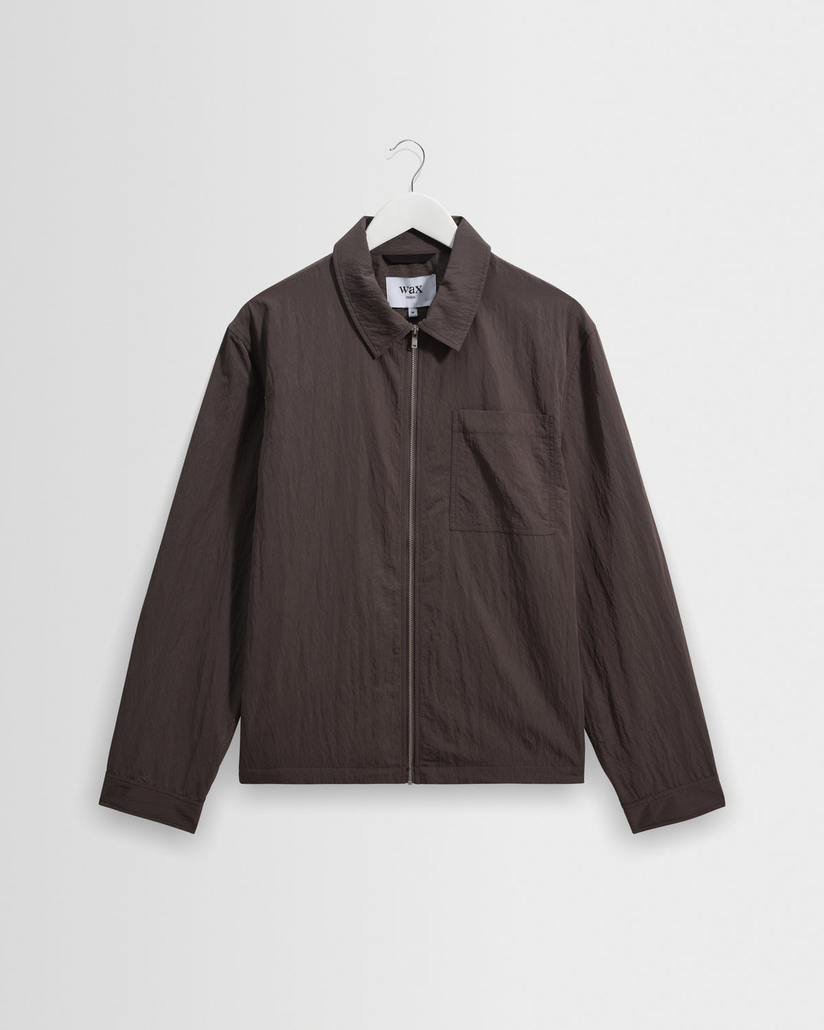Lytton - Charcoal Crinkle Nylon Overshirt