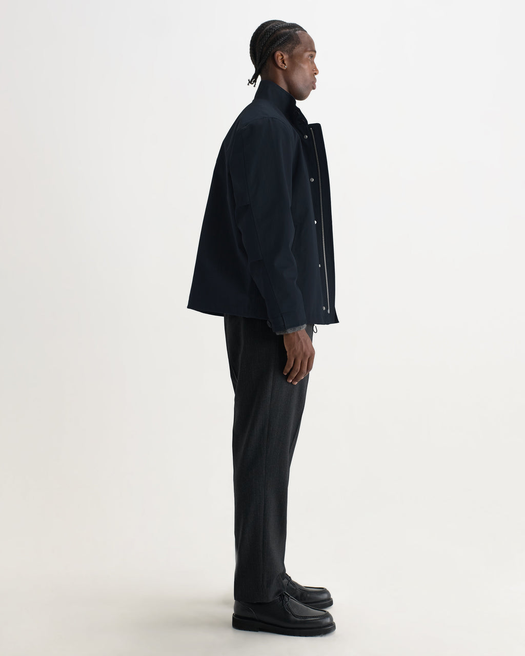 Marsden - Dark Navy Water Repellent Twill Jacket