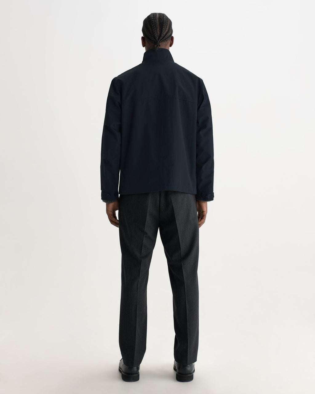 Marsden - Dark Navy Water Repellent Twill Jacket
