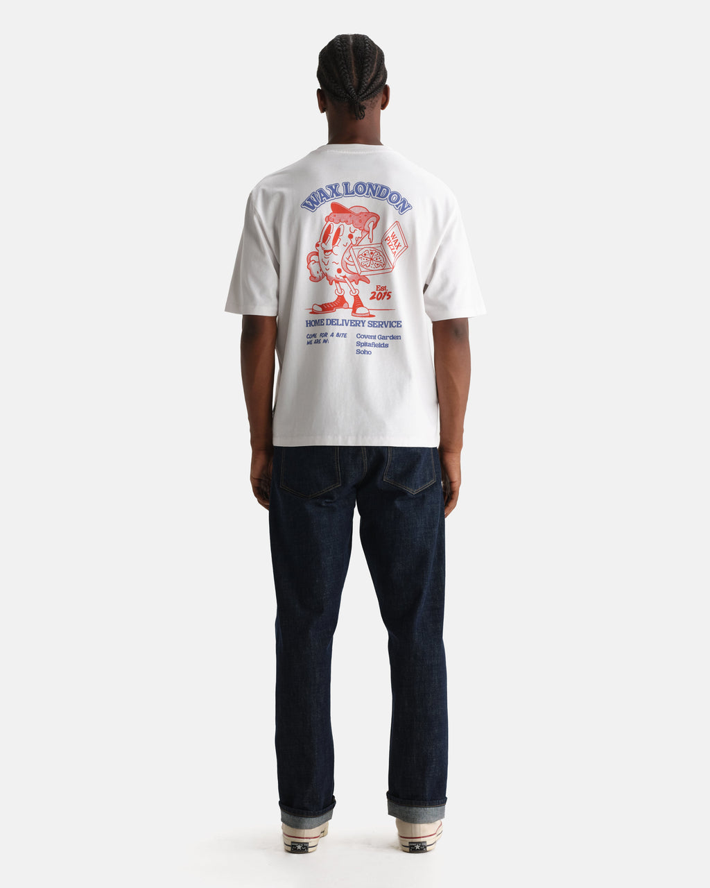 Milton - White Pizza Delivery Graphic T-Shirt