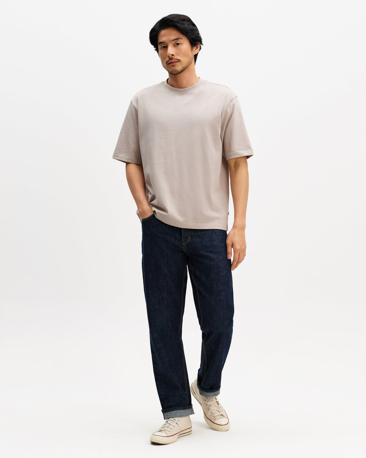 Milton - Clay Organic Compact Cotton T-Shirt
