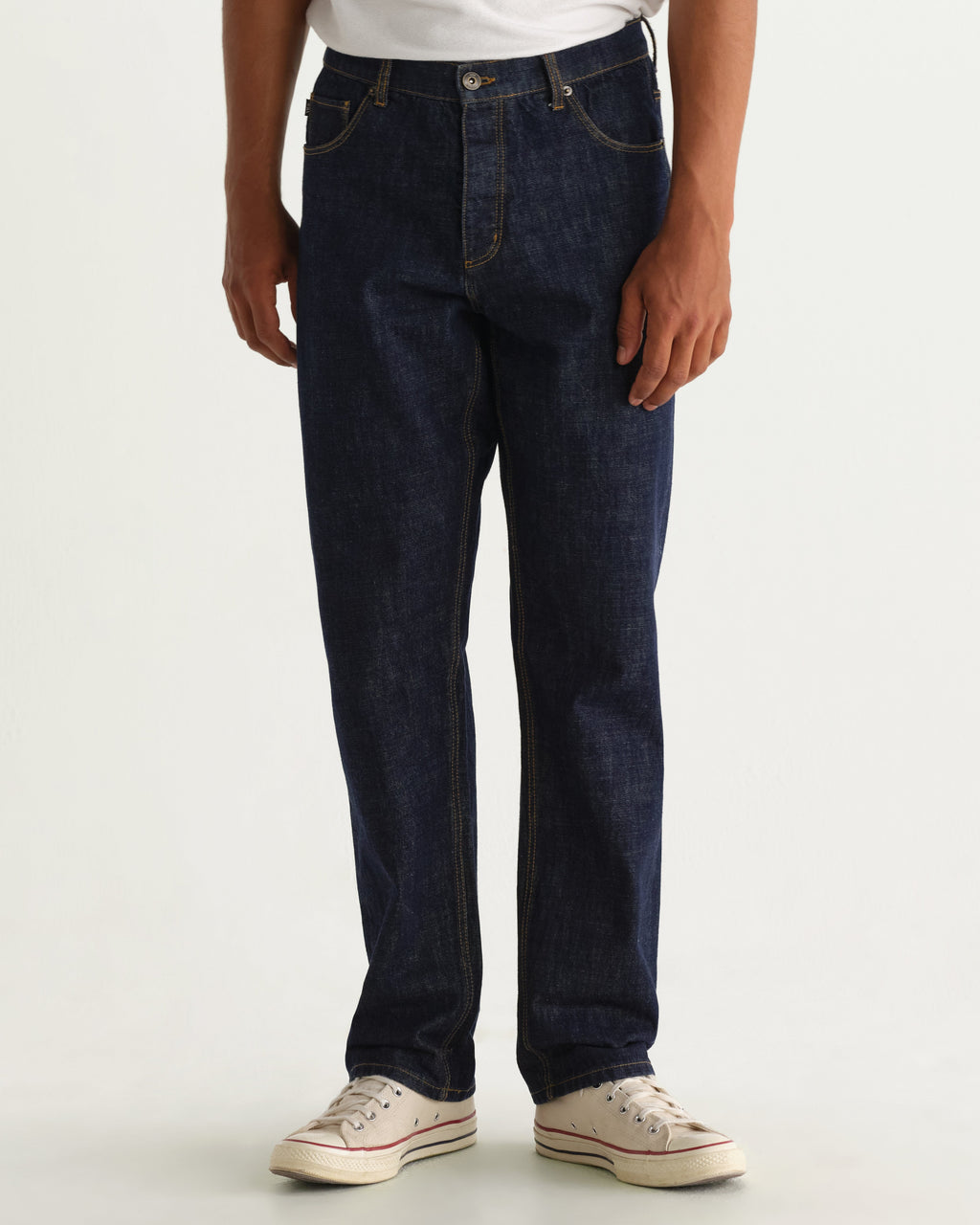 Russell - Rinse Wash Selvedge Straight Fit Denim Jeans