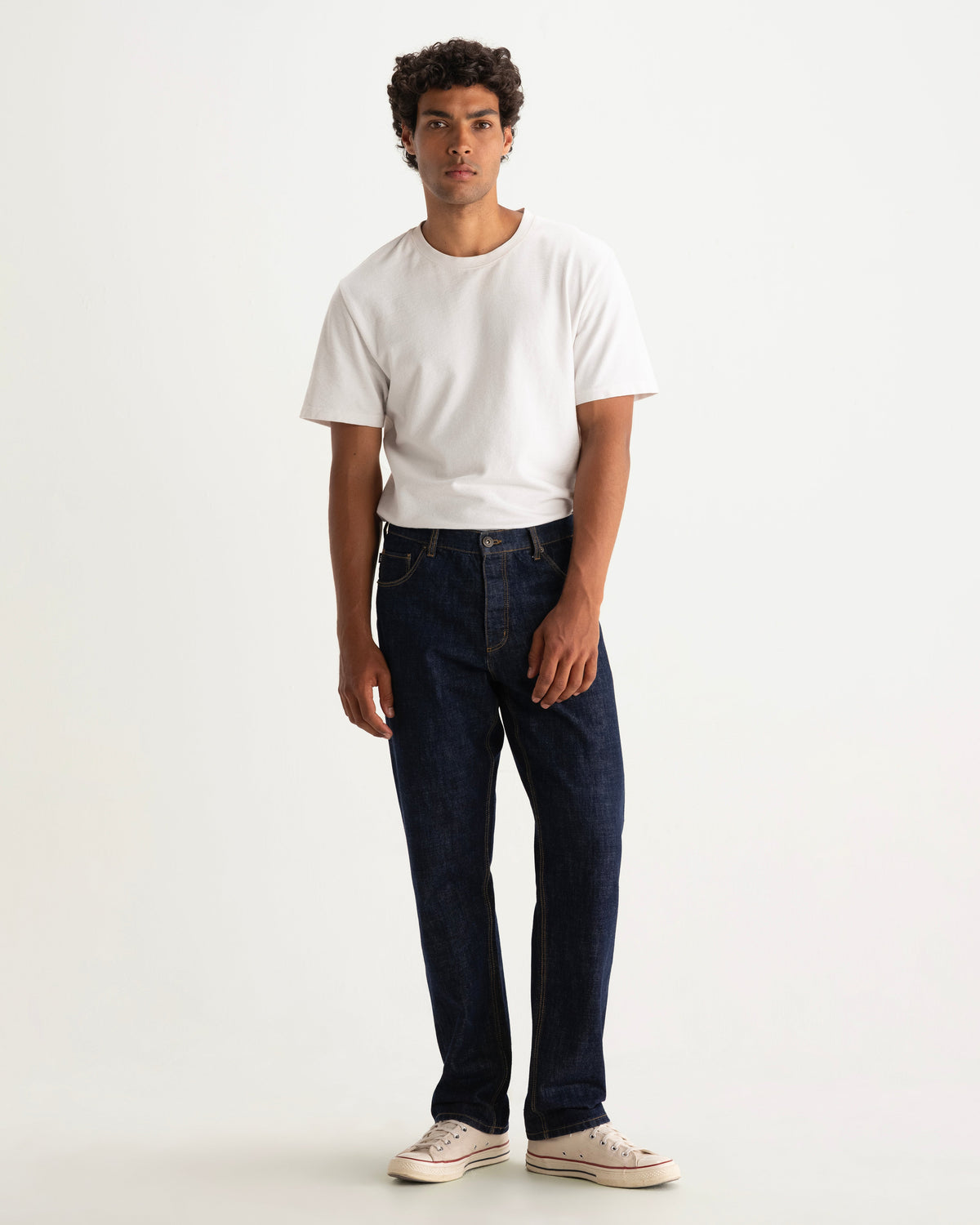 Russell - Rinse Wash Selvedge Straight Fit Denim Jeans