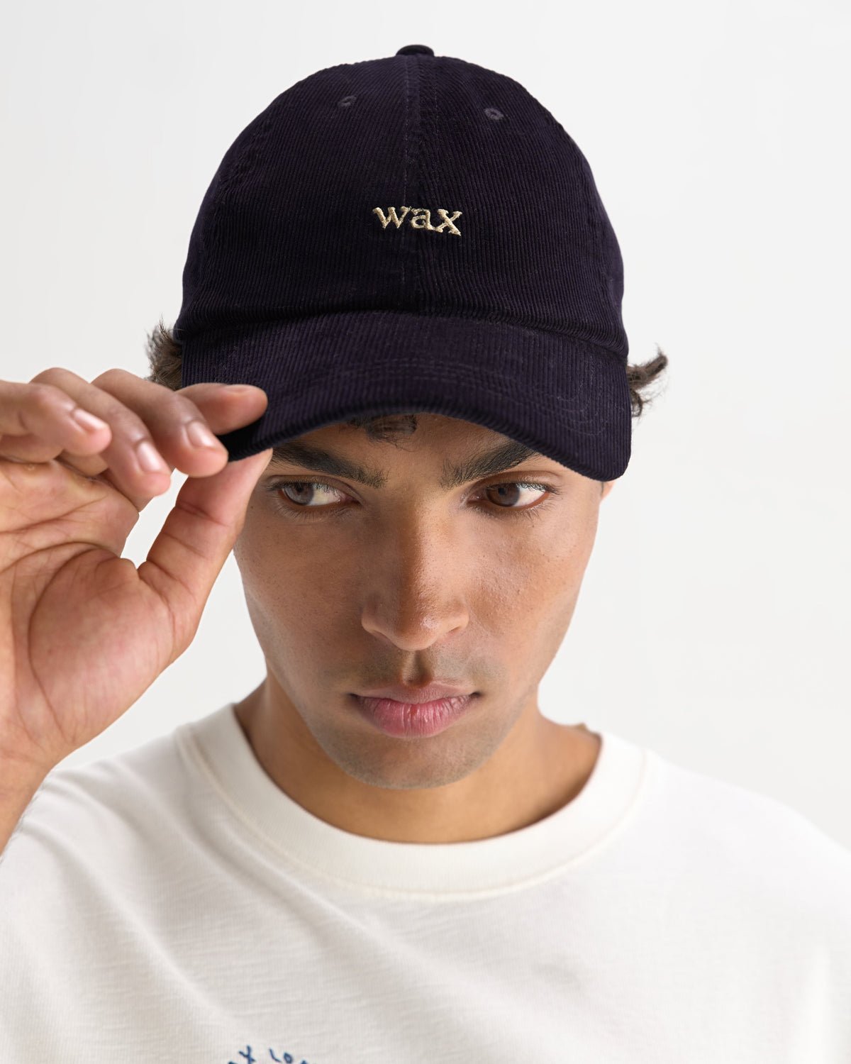 Spencer - Navy Corduroy Sports Cap