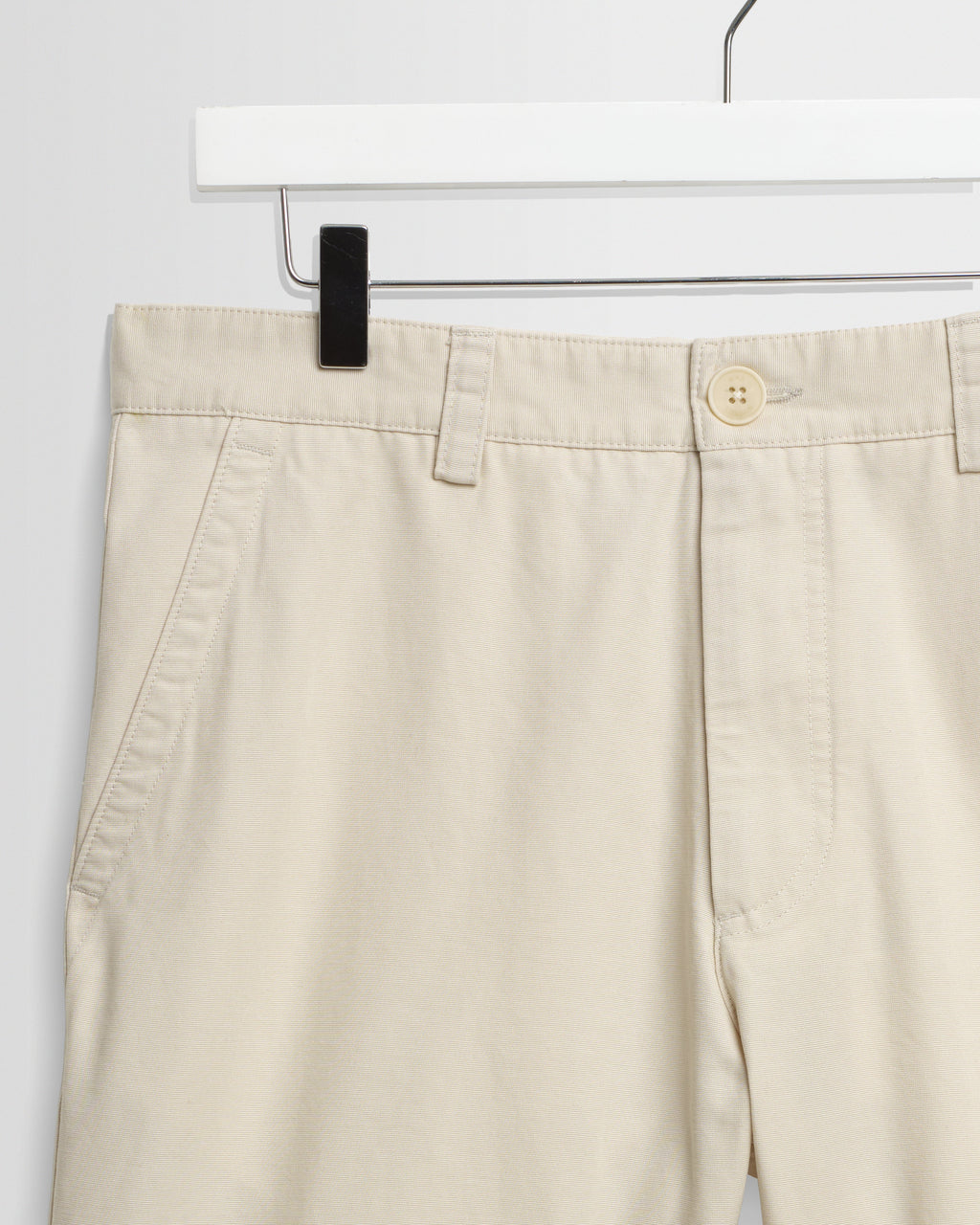 Trinity - Stone Cotton Tencel Shorts