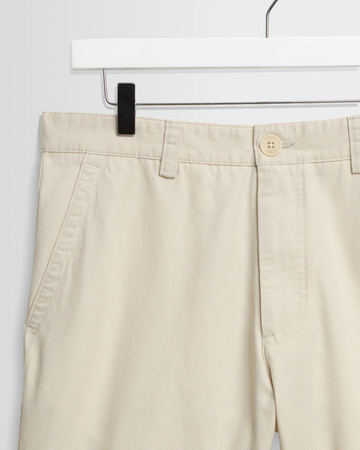 Trinity - Stone Cotton Tencel Shorts