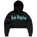 Los Angeles "Tiff Blu" Cropped Hoodie