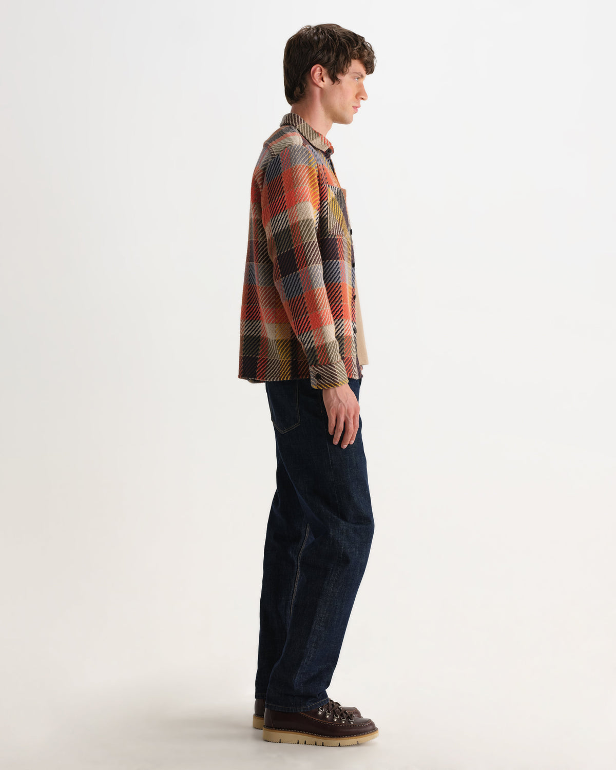 Whiting - Orange Pike Check Overshirt