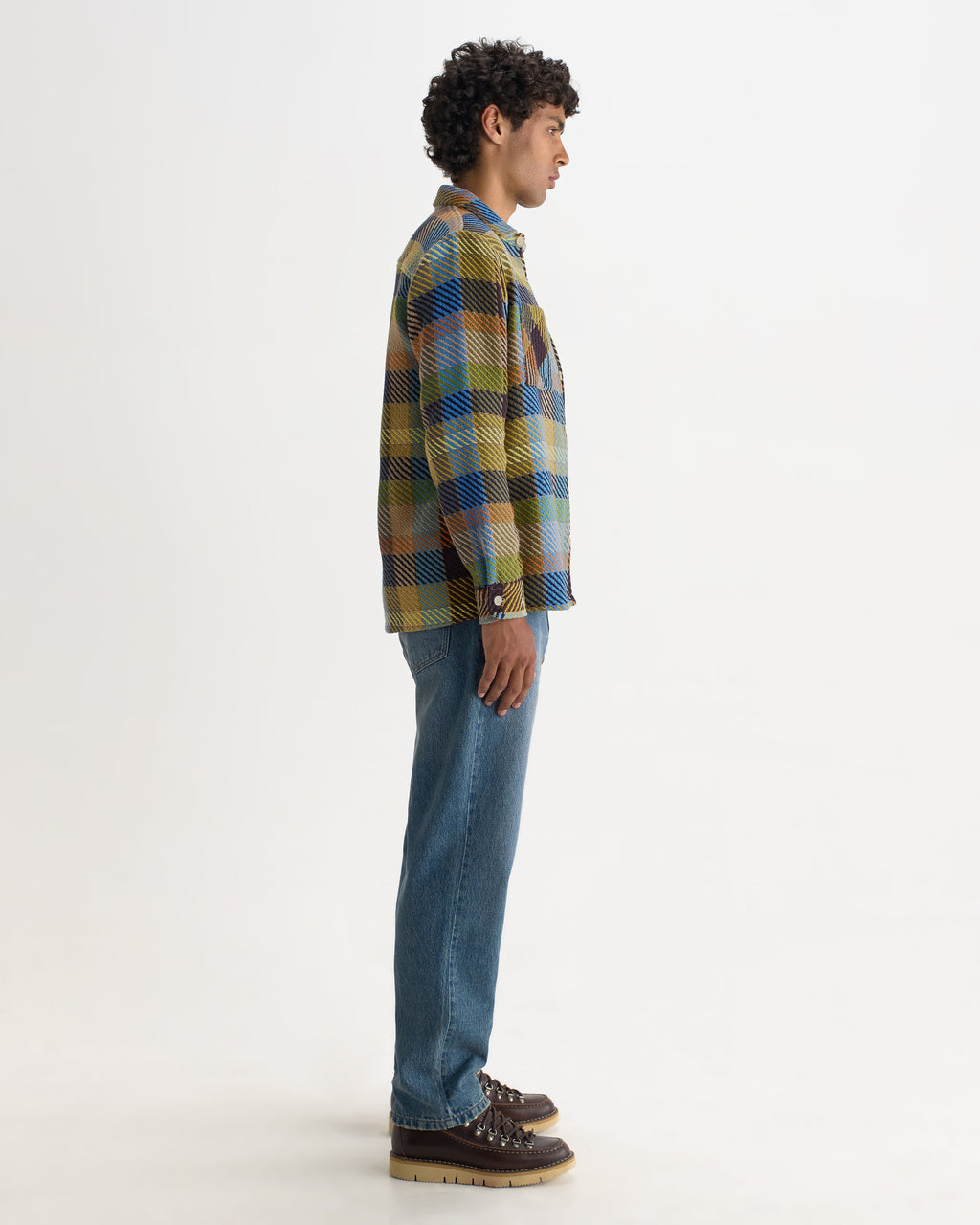 Whiting - Khaki And Multicolour Pike Check Overshirt