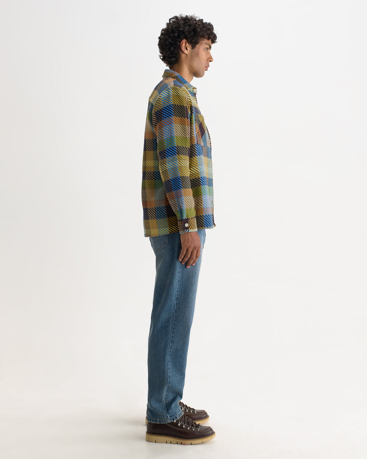 Whiting - Khaki And Multicolour Pike Check Overshirt