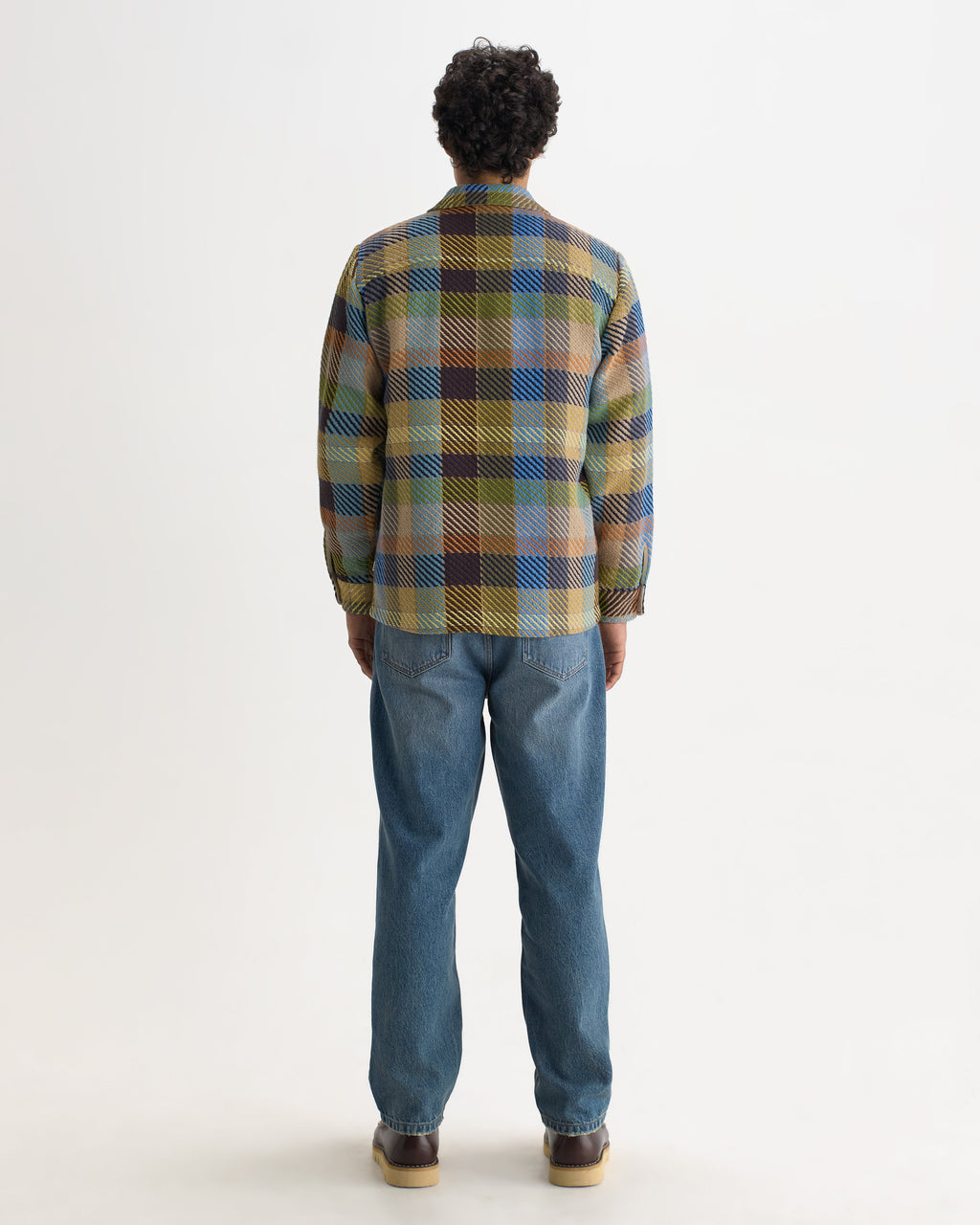 Whiting - Khaki And Multicolour Pike Check Overshirt